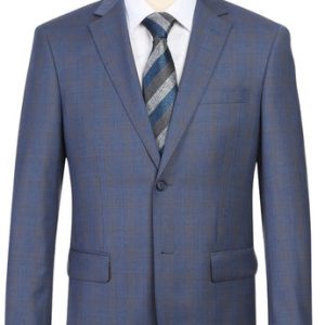 Renoir Men's Suit 566-2-BLU
