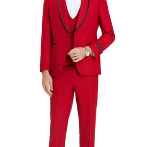 Tazzio M352SK-RED Mens Tuxedo