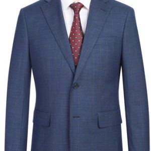 English Laundry Mens Suit 22-52-402EL-BLU ( Check Suit )