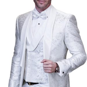 Statement DELANO-1-WHITE Mens Tuxedo