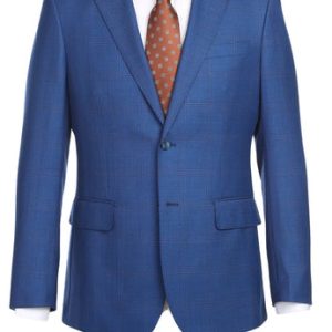 English Laundry Mens Suit EL92-58-410-BLUE Wool Suit
