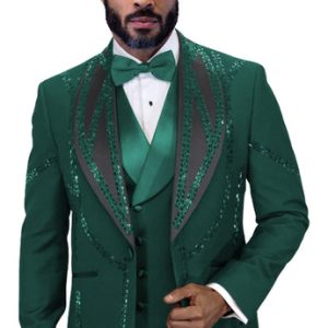 Statement CHIC-HUNTER-3PC Mens Tuxedo