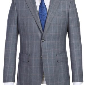 English Laundry Mens Suit EL92-52-093-GRY Wool Suit