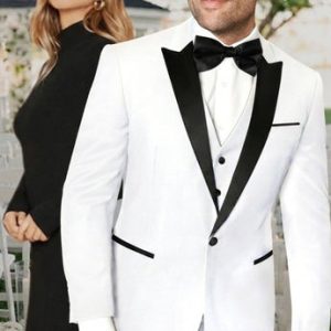 Statement TUX-PK-WHITE Mens TUXEDO