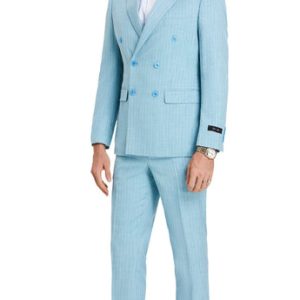 Tazzio M396SK-TEAL Mens Suit
