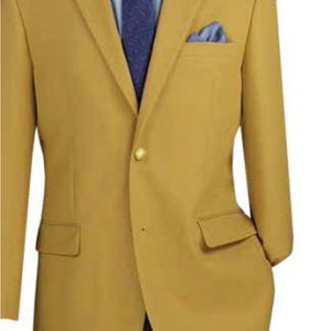 Vinci Z-2PP-GLD Mens Blazer