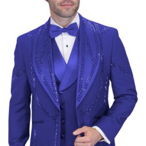 Statement CHIC-ROYAL-3PC Mens Tuxedo