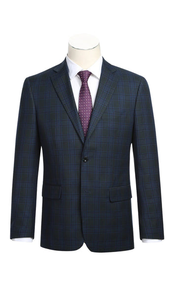 Heroim 294-23-NAVY Mens Blazer