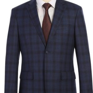 Renoir Mens Suit 566-14-NAVY