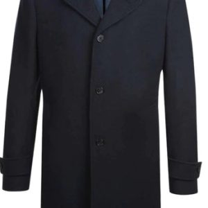 English Laundry Mens Coat EL84-10-410-NAVY Long Coat