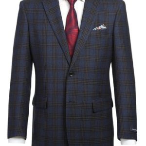 Renoir Mens Blazer 565-10-BLUE-BLK