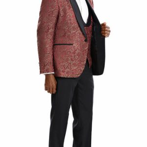 Tazzio M367SK-RUST Mens Suit