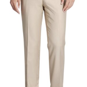 Renoir Mens Pant 201-3-BEIGE ( Flat Front Suit Separate Pants )