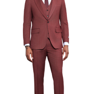 Stacy Adams SM176H1-01-BURG Mens Suit