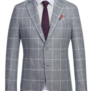Pellagio Mens Blazer PS24-7-BLU-WHT