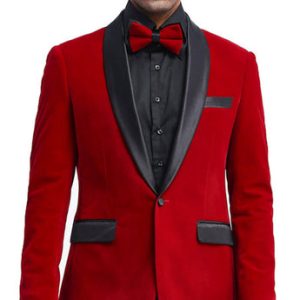 Tazzio MJ302S-RED Mens Jacket