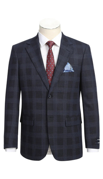 Heroim 565-19-NAVY Mens Blazer