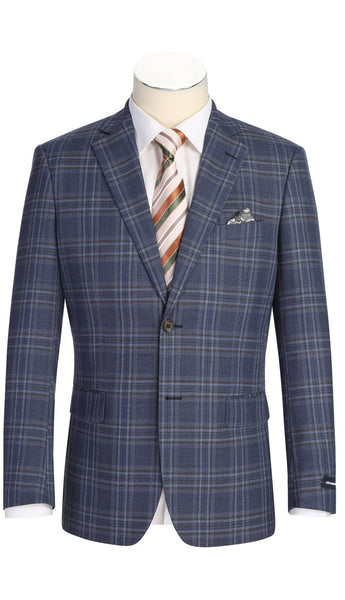 Heroim 567-17-NAVY Mens Blazer