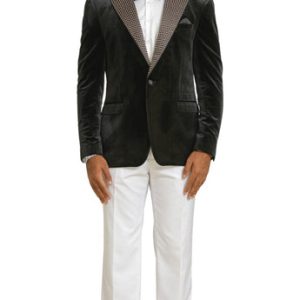 Stacy Adams SMJ823H1-01-BLK Mens Jacket