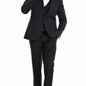 Tazzio M369SK-BLK Mens Suit