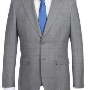 English Laundry Mens Suit EL92-55-092-GRY Wool Suit