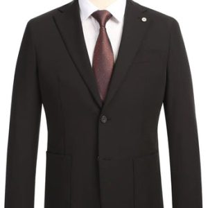 Pellagio Mens Suit PS25-16-BLK