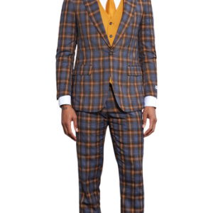 Stacy Adams SM177H1-24-BLU-ORG Mens Suit
