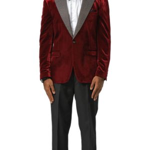 Stacy Adams SMJ823H1-03-BURG Mens Jacket