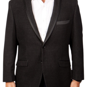 Tazzio Mens Sports Coat MJ122S-BLK