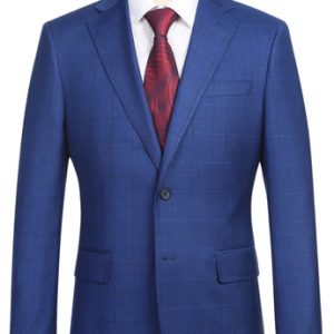 Renoir Men's Suit 12-52-412EL-RB ( Check Suit )