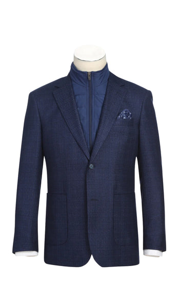 Heroim 294-41-NAVY Mens Blazer
