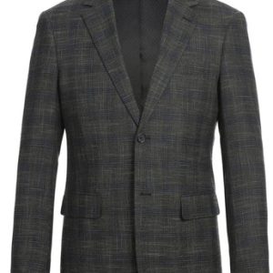 Renoir 294-39-GRY-BLUE Mens Blazer