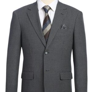 Renoir 294-38-BROWN-BLUE Mens Blazer