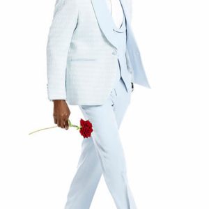Tazzio M366SK-SKY Mens Suit