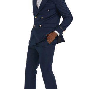 Tazzio M356SK-NVY Mens Suit