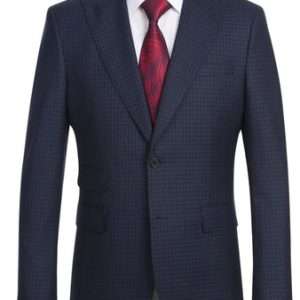English Laundry Mens Suit EL92-51-410-GRY-BLUE Wool Suit