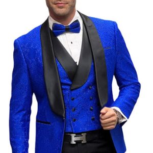 Statement GRAMMY-SAPPHIRE-3PC Mens Tuxedo