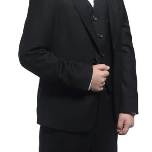 Renoir Boy's Suit 201-1-BLK (Formal Three-piece Suit)