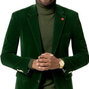 EJ Samuel J134-GRN Mens Blazer