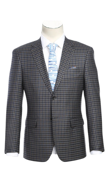 Heroim 563-10-GRY Mens Blazer