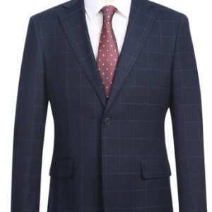 Renoir Men's Suit 12-55-410EL-MB ( Check Suit )