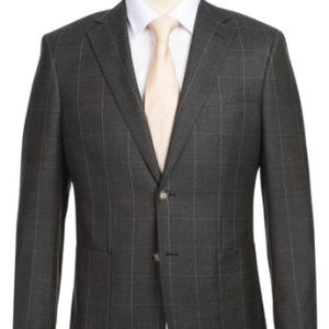 English Laundry Mens Suit EL82-61-095-BRN Wool Suit