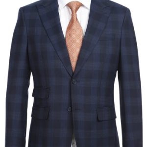 English Laundry Mens Suit EL82-65-410-NAVY Wool Suit