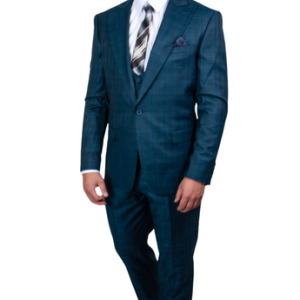 Stacy Adams-SM101H1-BLU-GRN Mens Suit