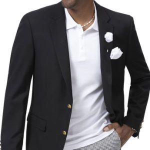 EJ Samuel J170-BLK Mens Blazer