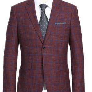 Renoir 563-2-BURG Mens Blazer