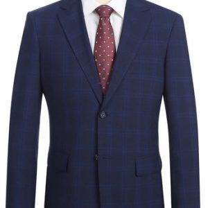 Alessandro Vitello Mens Suit 566-7-BLUE