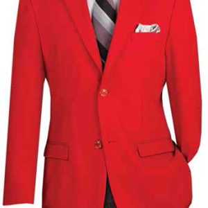 Vinci Z-2PP-RED Mens Blazer