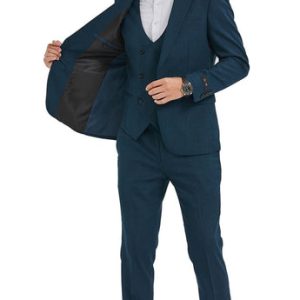 Tazzio M349SK-TEAL Mens Suit