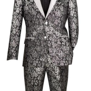 Vinci TSJQ-1-BLK Mens Tuxedo